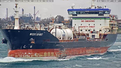 פאזל של m/t Wicky Spirit northbound to Lake Huron