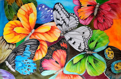 BUTTERFLY COLLAGE