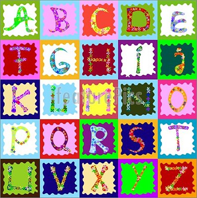 פאזל של alphabet  for children