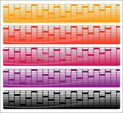 colored banners