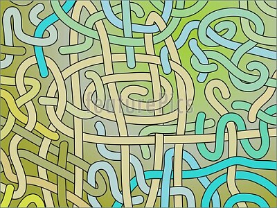 interlacing lines jigsaw puzzle