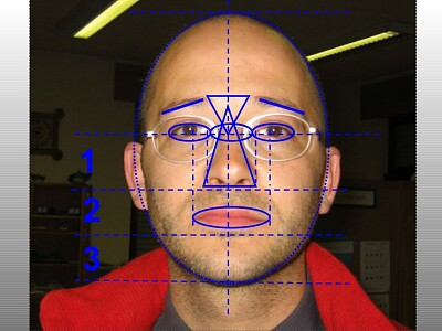 פאזל של PROPORÇÃO NO ROSTO HUMANO