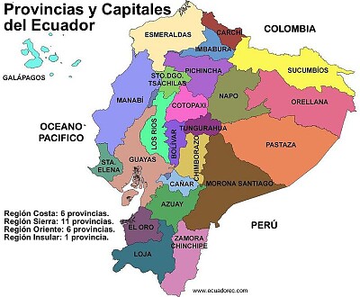 PROVINCIAS DEL ECUADOR jigsaw puzzle