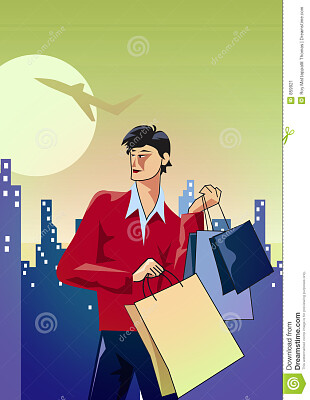 Shopping Man