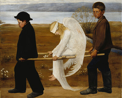 The wounded angel