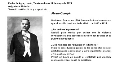 פאזל של Álvaro Obregón