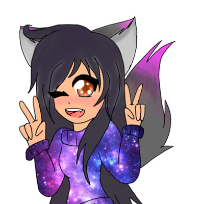 פאזל של aphmau werewolf drawing