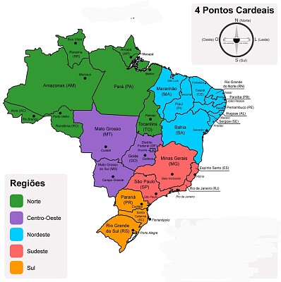Regiões brasileiras jigsaw puzzle