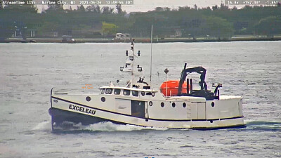 Exceleau, a commercial fishing vessel on the Great Lakes