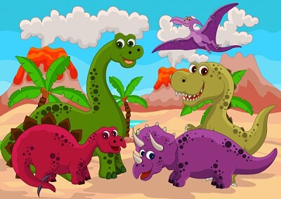 פאזל של dinos