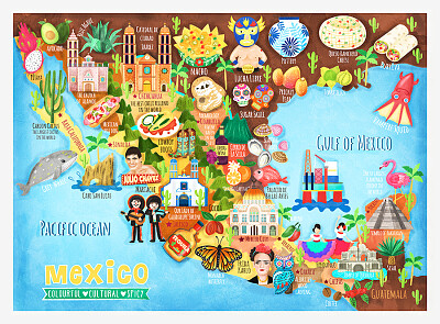 ILUSTRACIÒN DE MÈXICO jigsaw puzzle