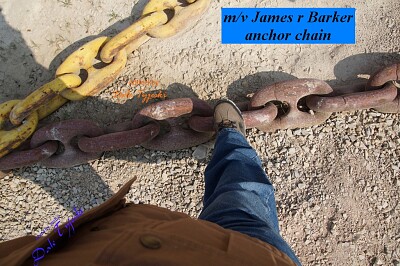 James r Barker anchor chain and my foot jigsaw puzzle