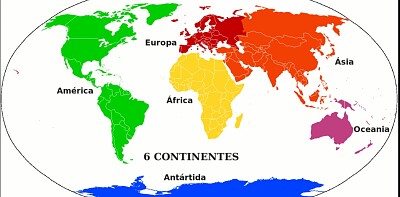 פאזל של Os continentes 2