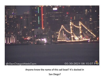 This is not Great Lakes. Saw it on San Diego Cam