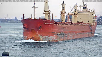 m/v Federal Oshima heading into Lake Huron jigsaw puzzle