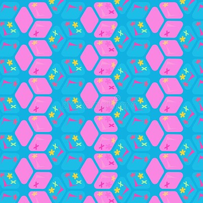 pink and blue jigsaw puzzle