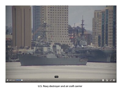 U.S Destroyer and Air Craft Carrier jigsaw puzzle