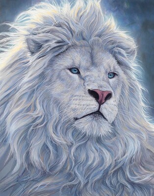 White lion jigsaw puzzle