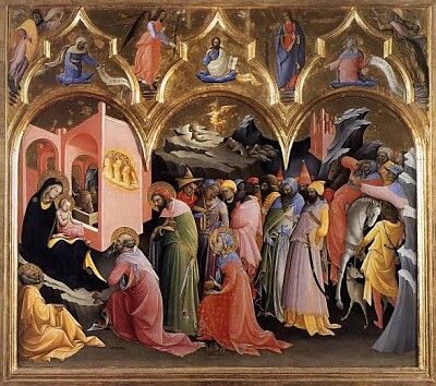 Adoração dos Magos, Lorenzo Monaco, 1422