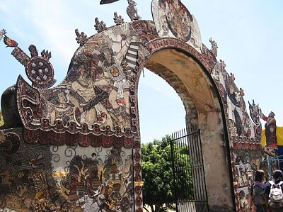 Mural de semillas, tepoztlan.