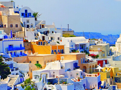 Pueblos Santorini jigsaw puzzle