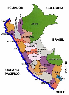 MAPA DEL PERÚ