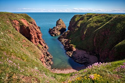 פאזל של Seaton Cliffs seascape