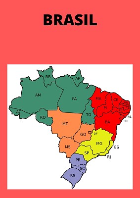 פאזל של Brasil Regiões