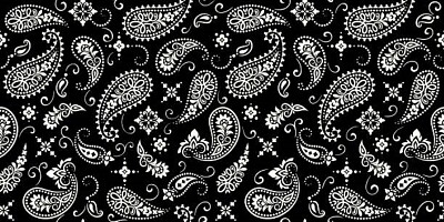 Black   White Paisley Pattern jigsaw puzzle