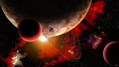 universo, planetas