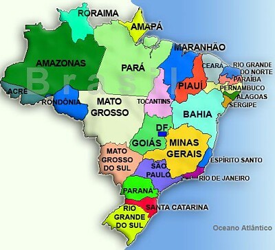 Monte o mapa do Brasil
