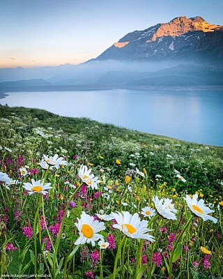 Lac du Mont-Cenis Valfréjus jigsaw puzzle