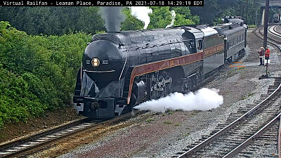 steamer #611 at Paradise,PA/USA