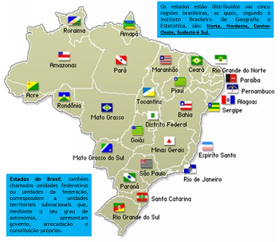 פאזל של Estados do brasil