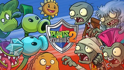 פאזל של plantas vs zombies 2