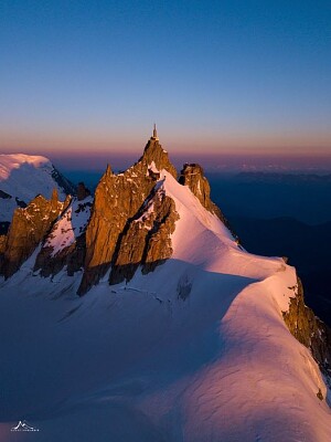 Chamonix AIGUILLE DU MIDI, alt. 3842m