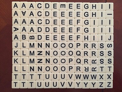 letter tiles jigsaw puzzle