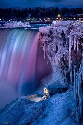Cataratas del Niagara congeladas jigsaw puzzle