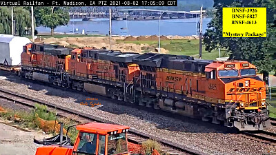 FMD BNSF-3926, BNSF-5827,   BNSF-4613 w Mystery Package  Ft Madison-IA