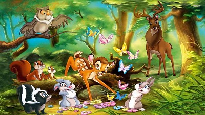 Bambi et ses amis.
