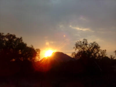 atardecer en Teotihuacan