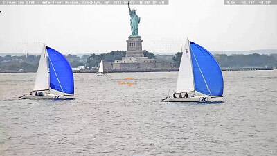 Sail Boats w Statue of Liberty Aug 2021