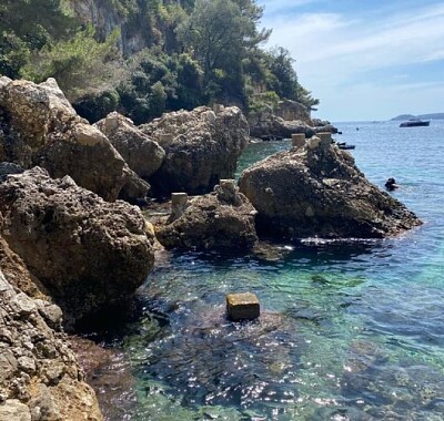 פאזל של Cap D 'ail, La Plage La Mala.