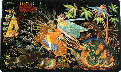 פאזל של Palekh painting