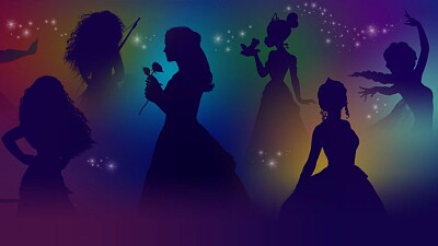 Princesas Neon jigsaw puzzle