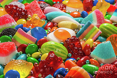 colorful candy jigsaw puzzle