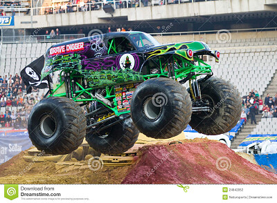 colorful monster truck jigsaw puzzle