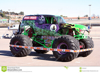 colorful monster truck