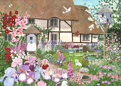 Ma maison et jardin jigsaw puzzle