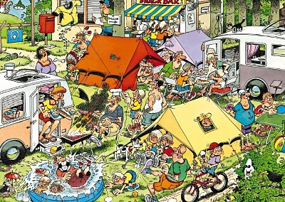 Le camping jigsaw puzzle